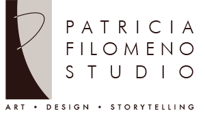 Patricia Filomeno Studio logo for boutique creative studio based in Sarasota, Florida